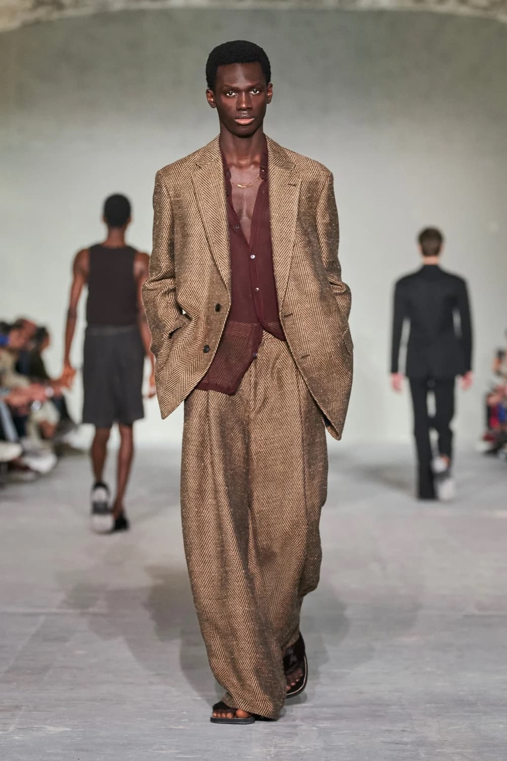 (43)dries van noten 헤어리 플립플랍 상품이미지2