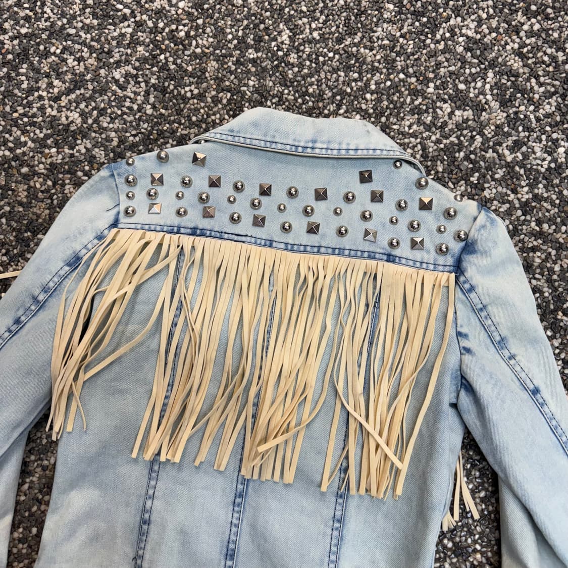 TOV Fringe & Studded 일본 웨스턴 데님 자켓 (55) 상품이미지6