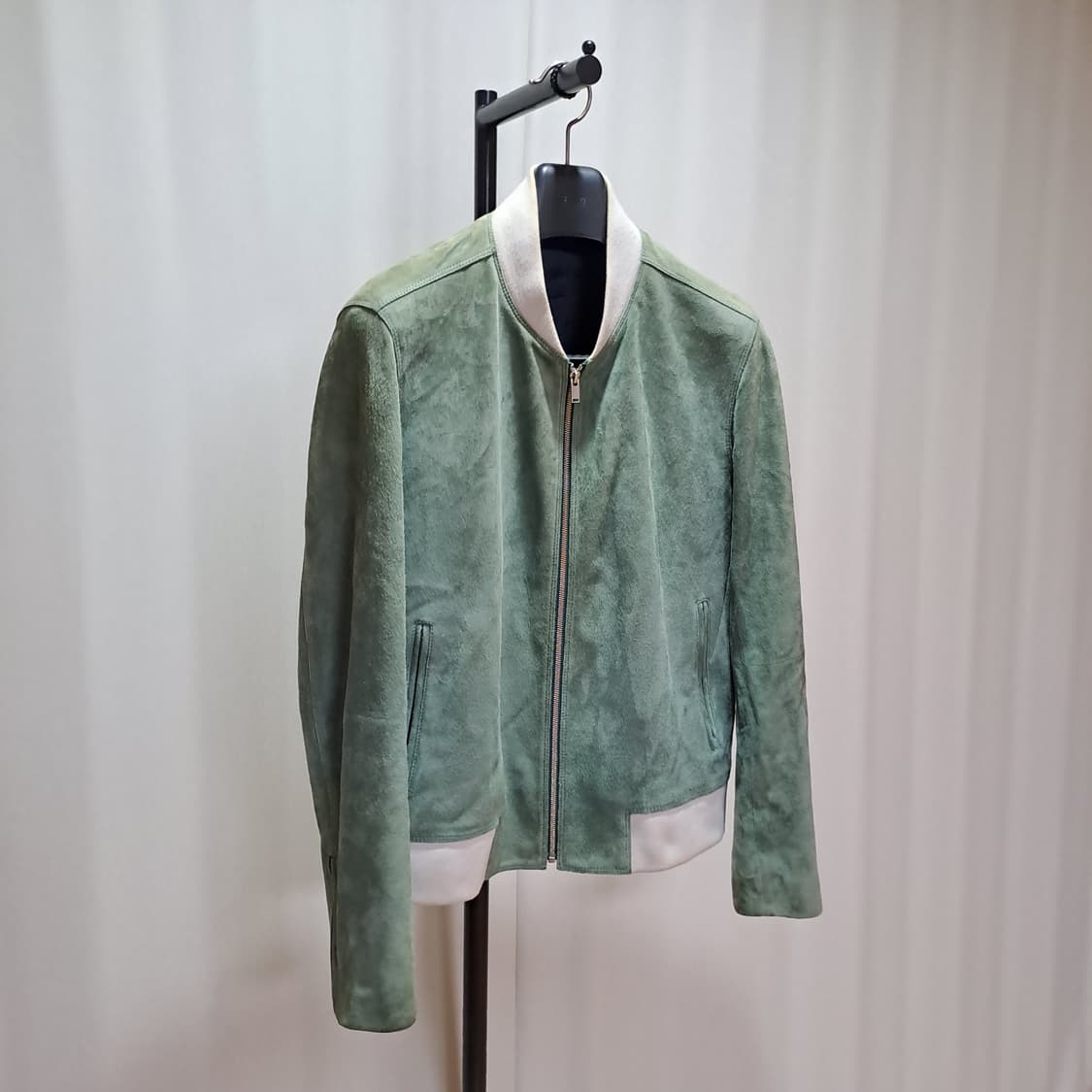 (택포) 솔리드옴므 스웨이드 블루종 50 B477 상품이미지2