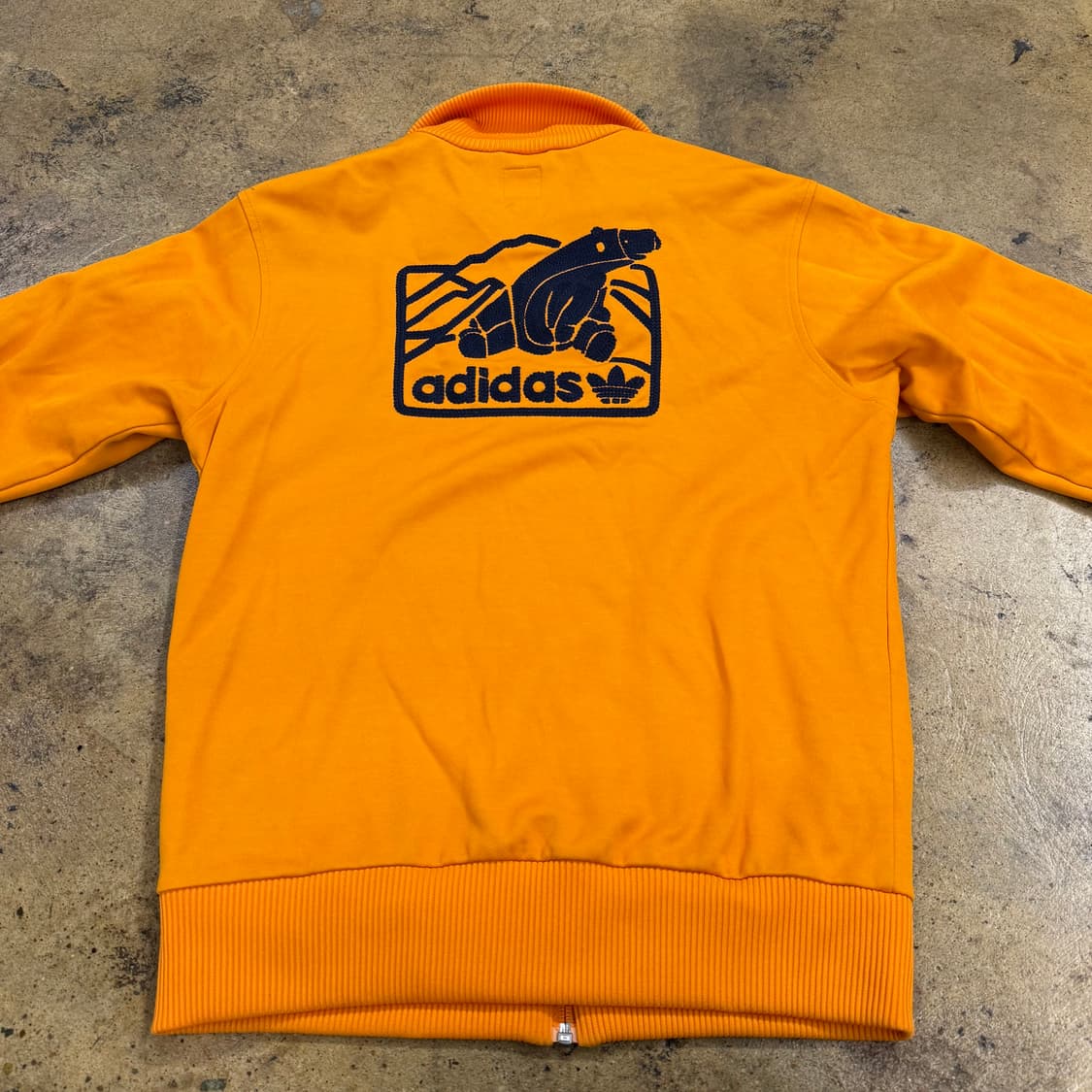 아디다스 원터 오렌지 백로고 져지 트랙탑 95 상품이미지4