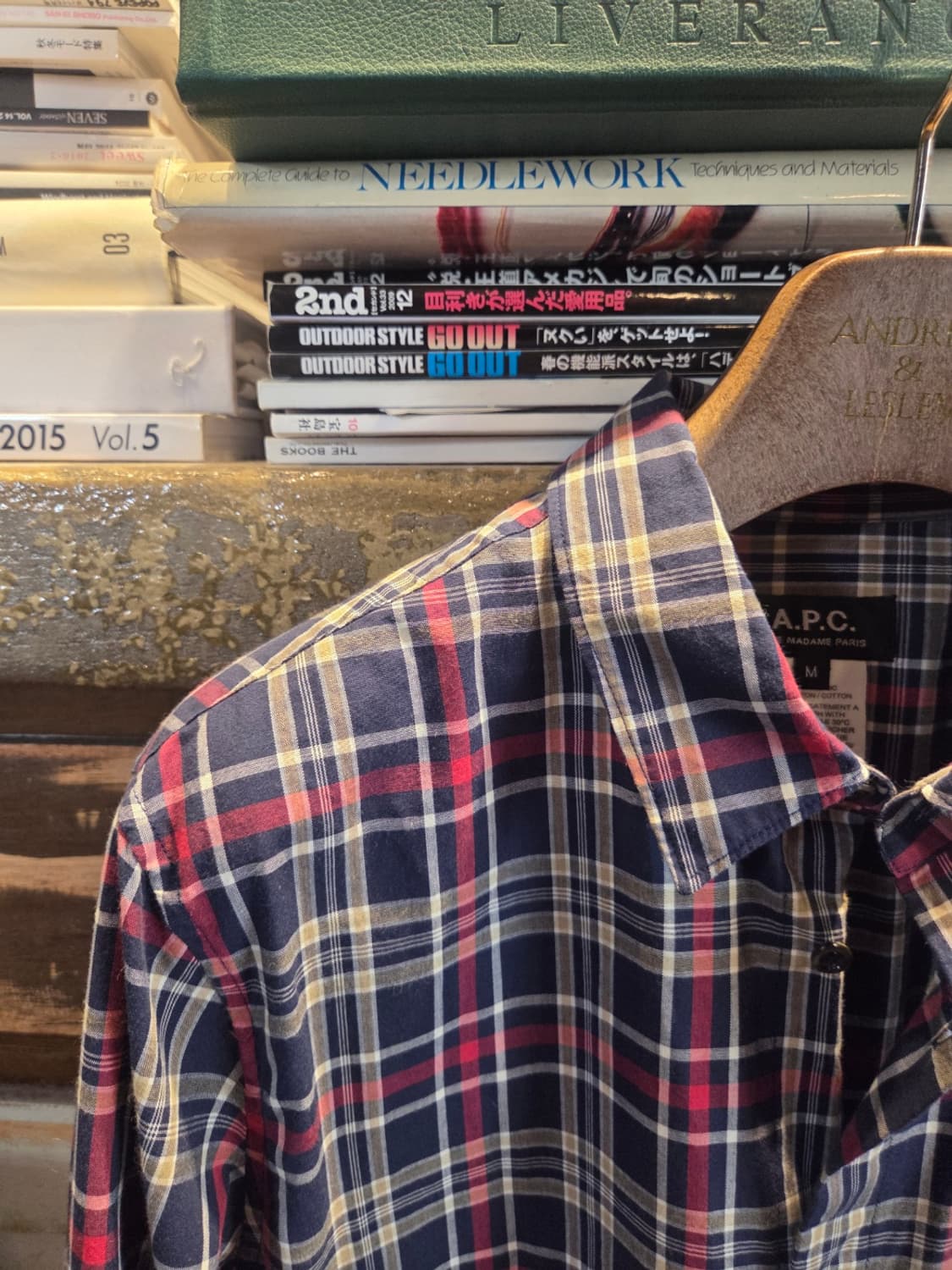 아페세 마드라스 셔츠 상품이미지5