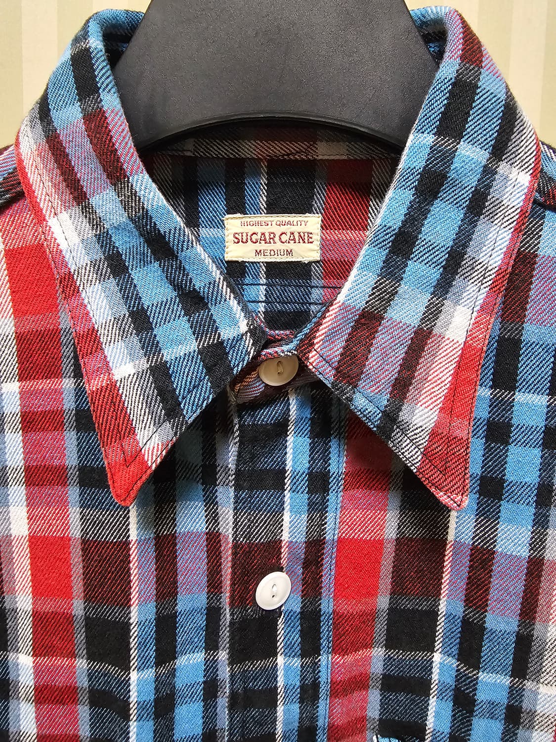 슈가케인 셔츠 헤비플란넬 M 상품이미지3