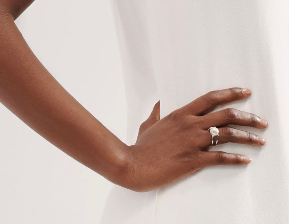 티파니 하드웨어 담수진주 링  상품이미지2