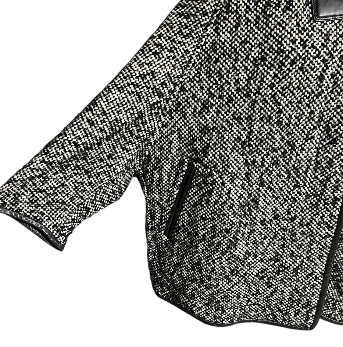 (최상)COACH 코치 트위드 코트 S/P 겨울코트 양가죽 상품이미지10