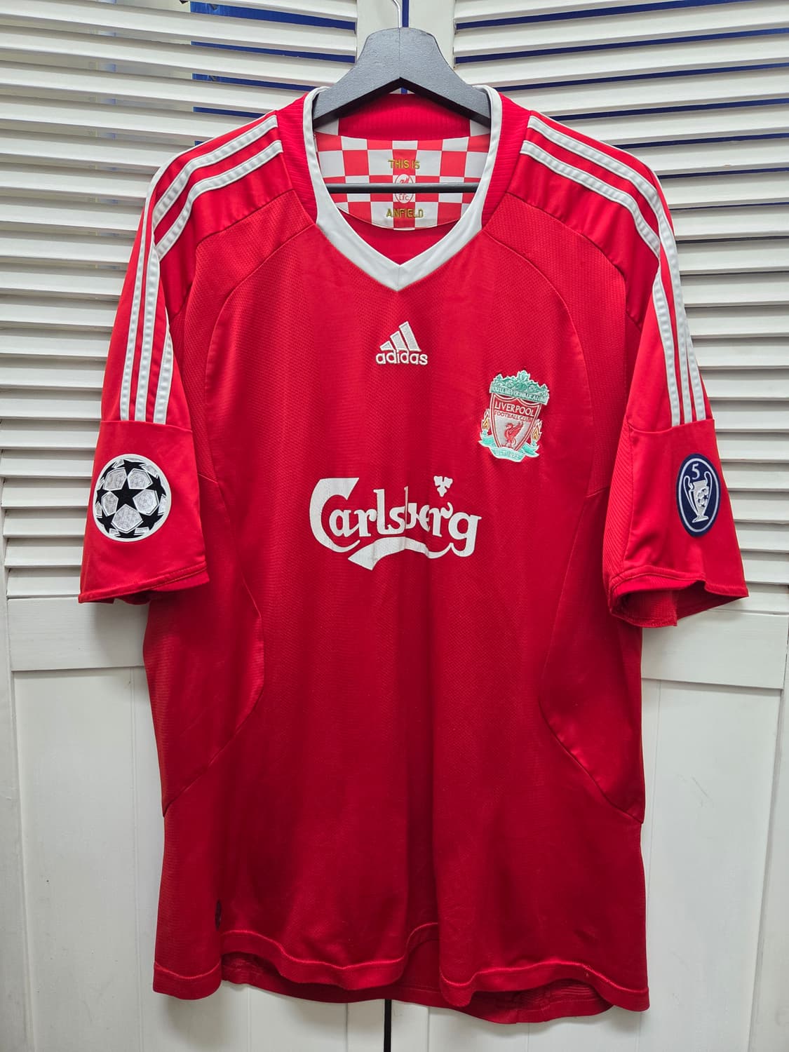 리버풀 08-10 제라드 아디다스 챔스 유니폼 상품이미지1