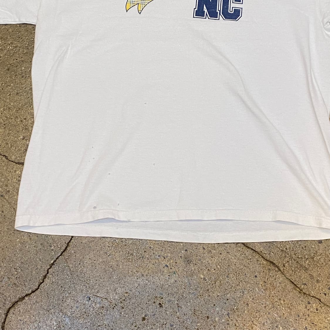 미국 빈티지 오션레이크비치 프린팅 반팔티 흰티셔츠 상품이미지2