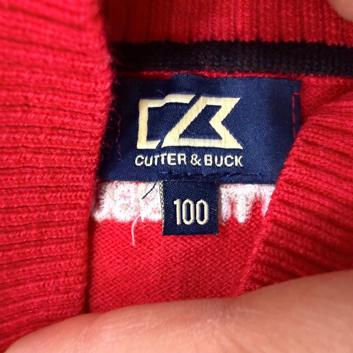 100 커터앤벅 여성 골프 반폴라 니트 0311T 상품이미지3