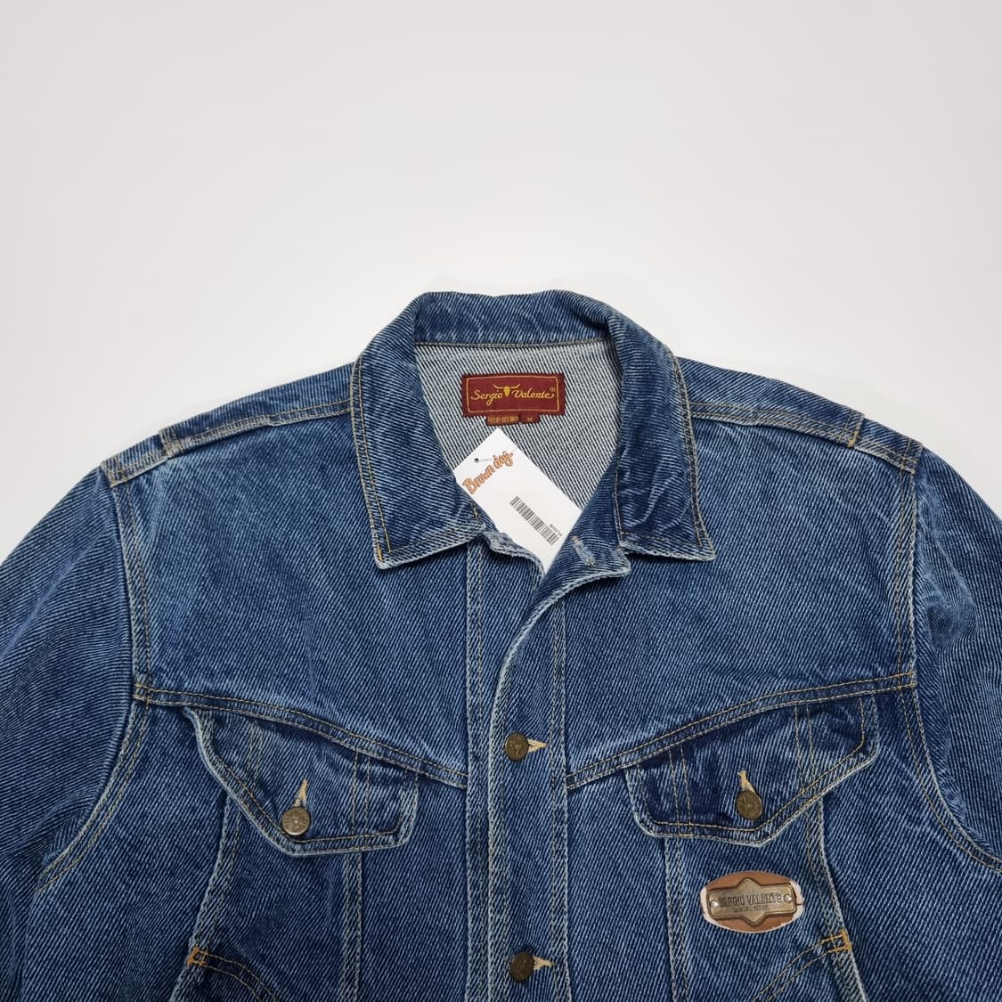 80s 빈티지 데님 봄버자켓 상품이미지3