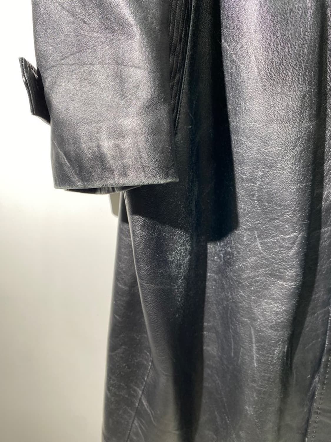 credimi 리얼 레더 코트 상품이미지8