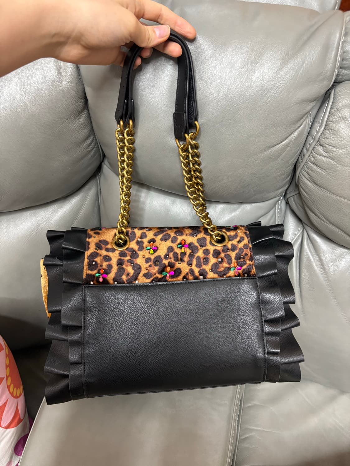 Betsey Johnson 레오파드 체인 숄더백 (새상품) 상품이미지2