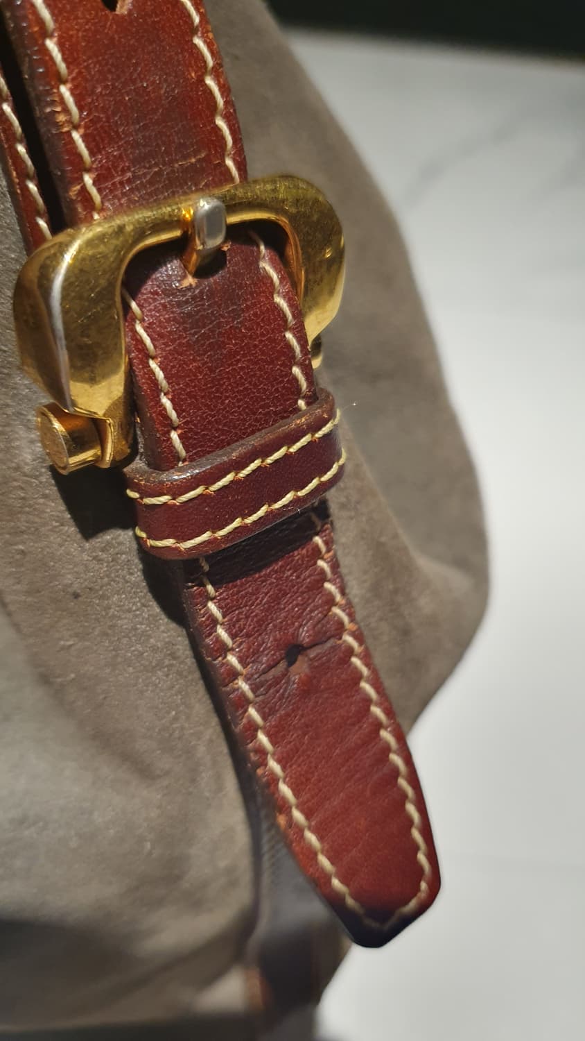 로에베 빈티지 안테 스웨이드 버킷 숄더백 상품이미지6