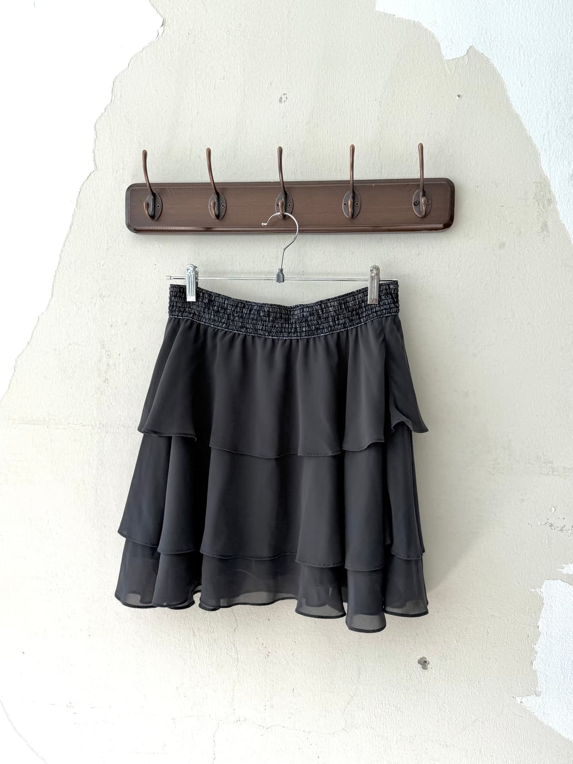 Charcoal gray cancan midi skirt 상품이미지7