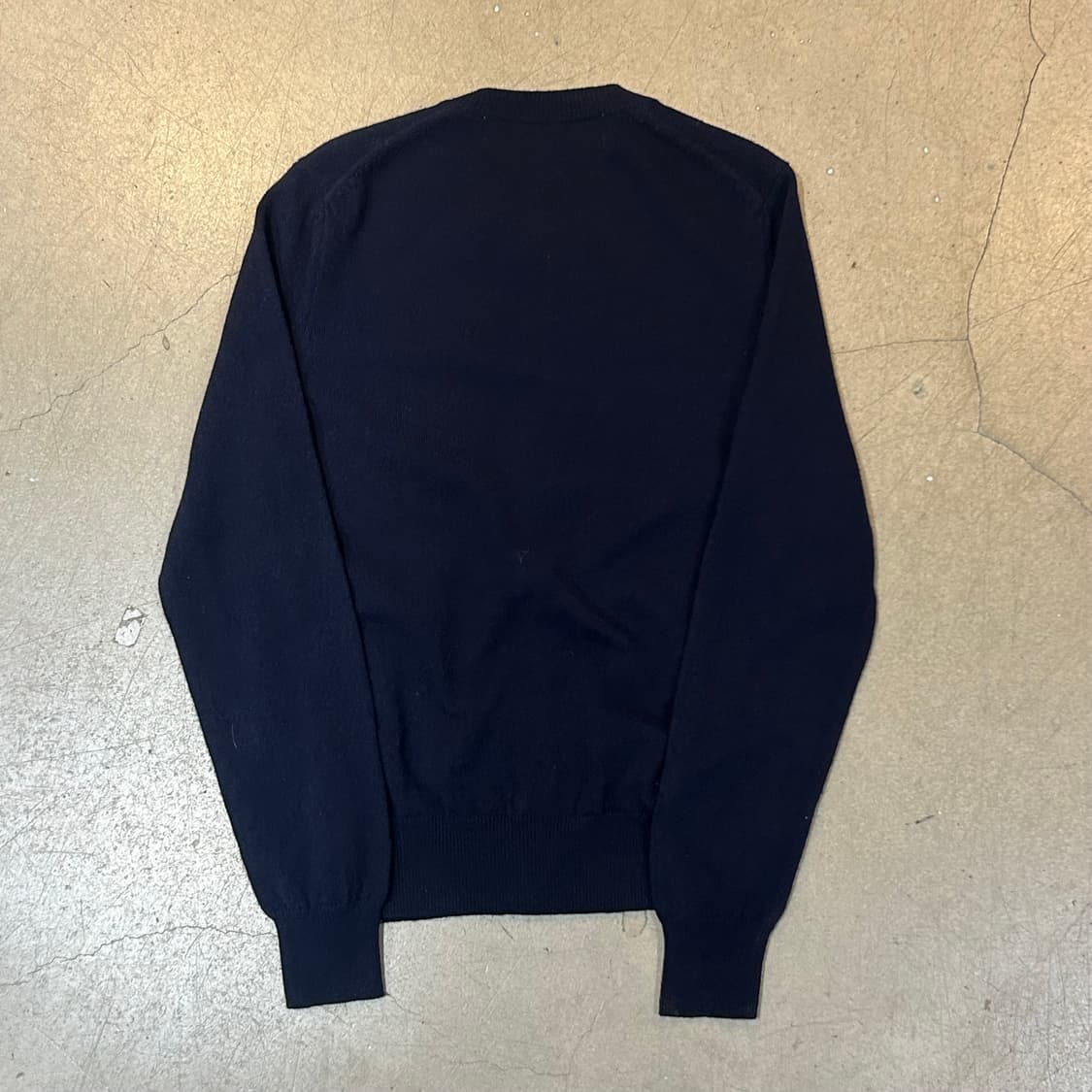 XS 꼼데가르송 네이비 가디건 상품이미지3