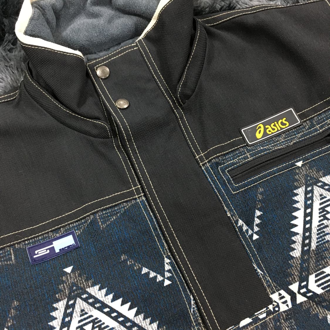 투티/0316 아식스 ESPERO 자켓 점퍼 아우터 노르딕 패턴 빈티지 상품이미지3