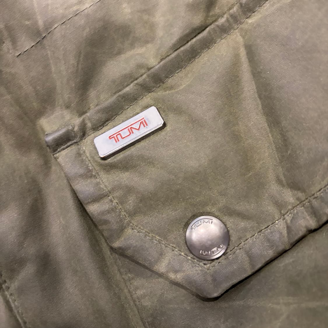 [L] 투미 TUMI 왁스 코팅 필드 자켓 카키 D370 상품이미지5
