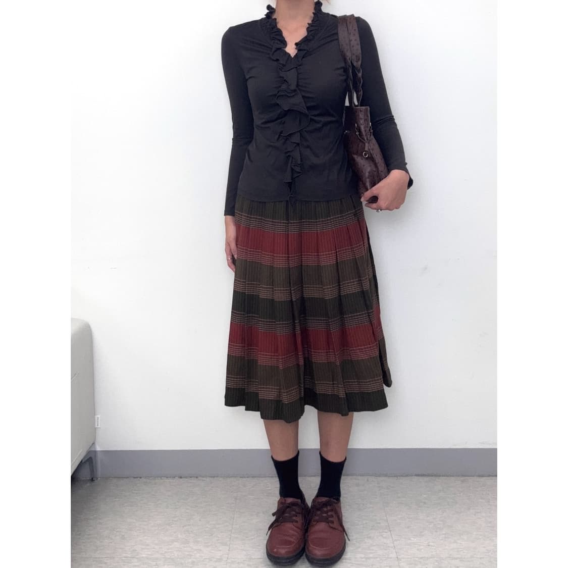 빈티지 브라운 롱슬리브 상품이미지2