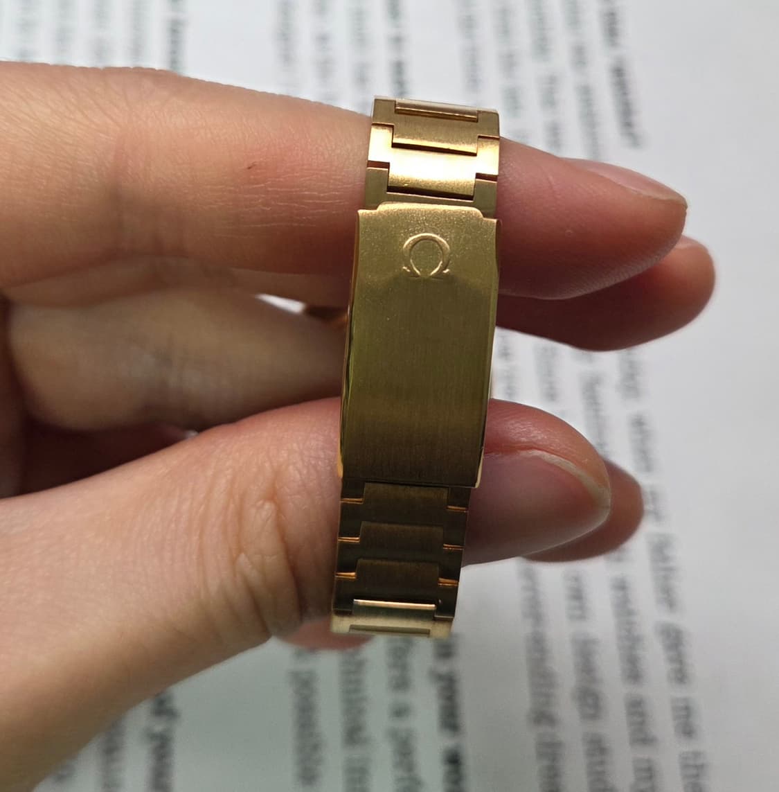 레어] 빈티지 오메가 씨마스터 고구마 올금장 샴골판 여성용 뻐뻐시 브슬  상품이미지8