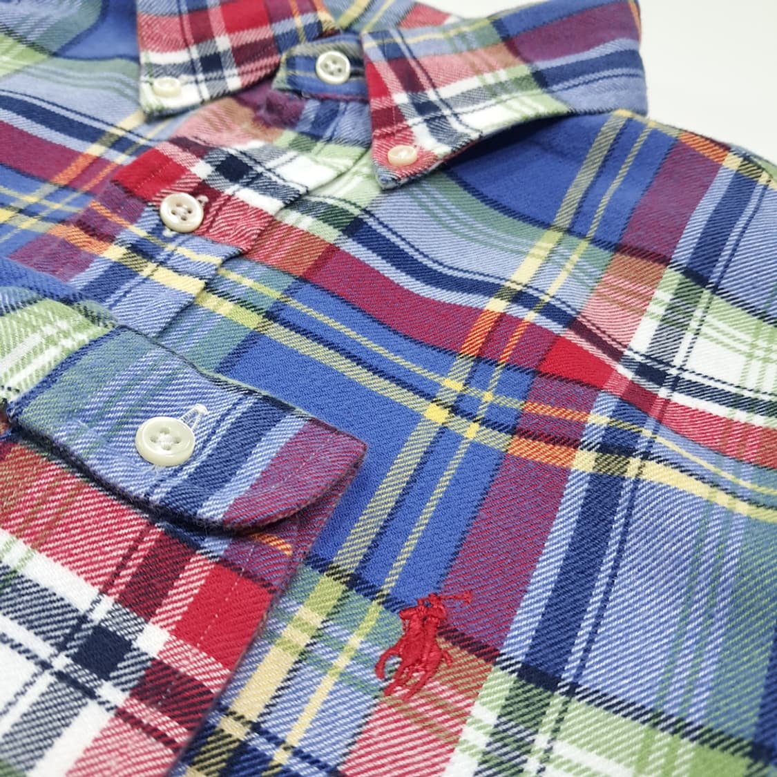 CK092 M 폴로 플란넬 클래식 타탄체크 셔츠 남방 상품이미지4