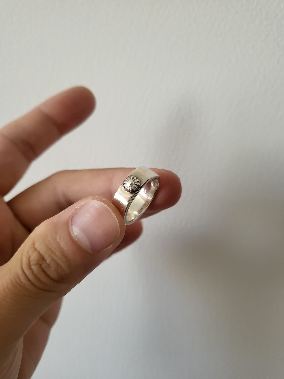 네이티브 아메리칸 콘초 링 925 sterling 평반지 상품이미지2