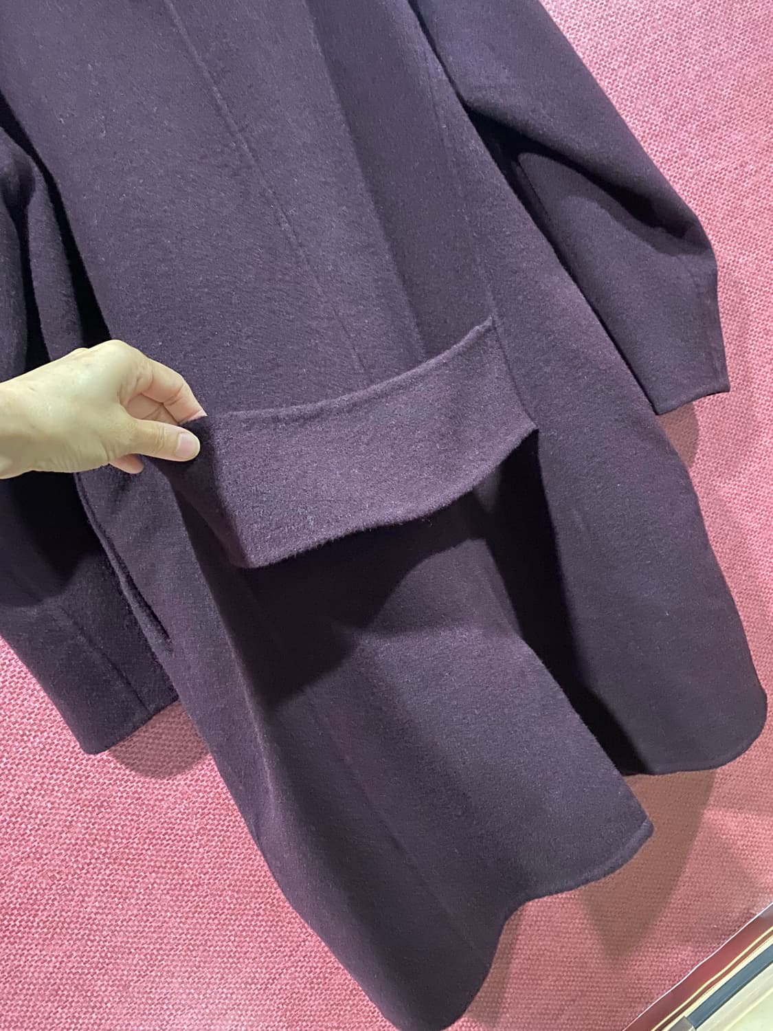 듀엘 버건디 코트66 상품이미지5