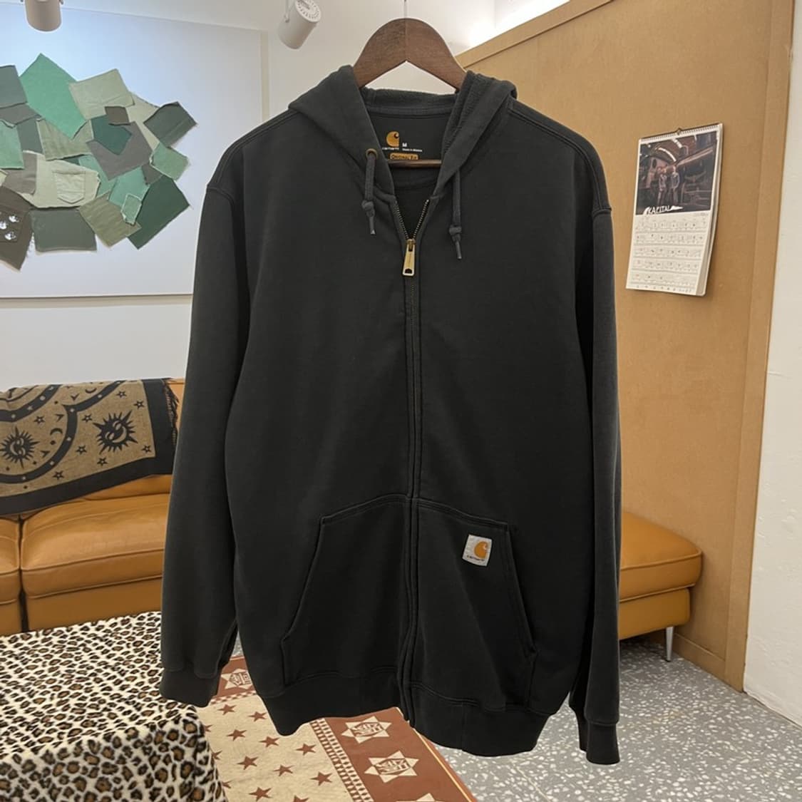 칼하트 빈티지 모던 캐주얼 써멀 후드집업 105 C09752 상품이미지3