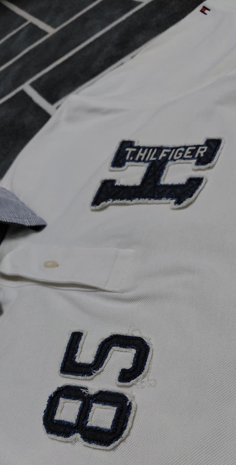 ​[M] 타미힐피거 빅로고 85 자수 폴로 셔츠 (커스텀 핏) 상품이미지7