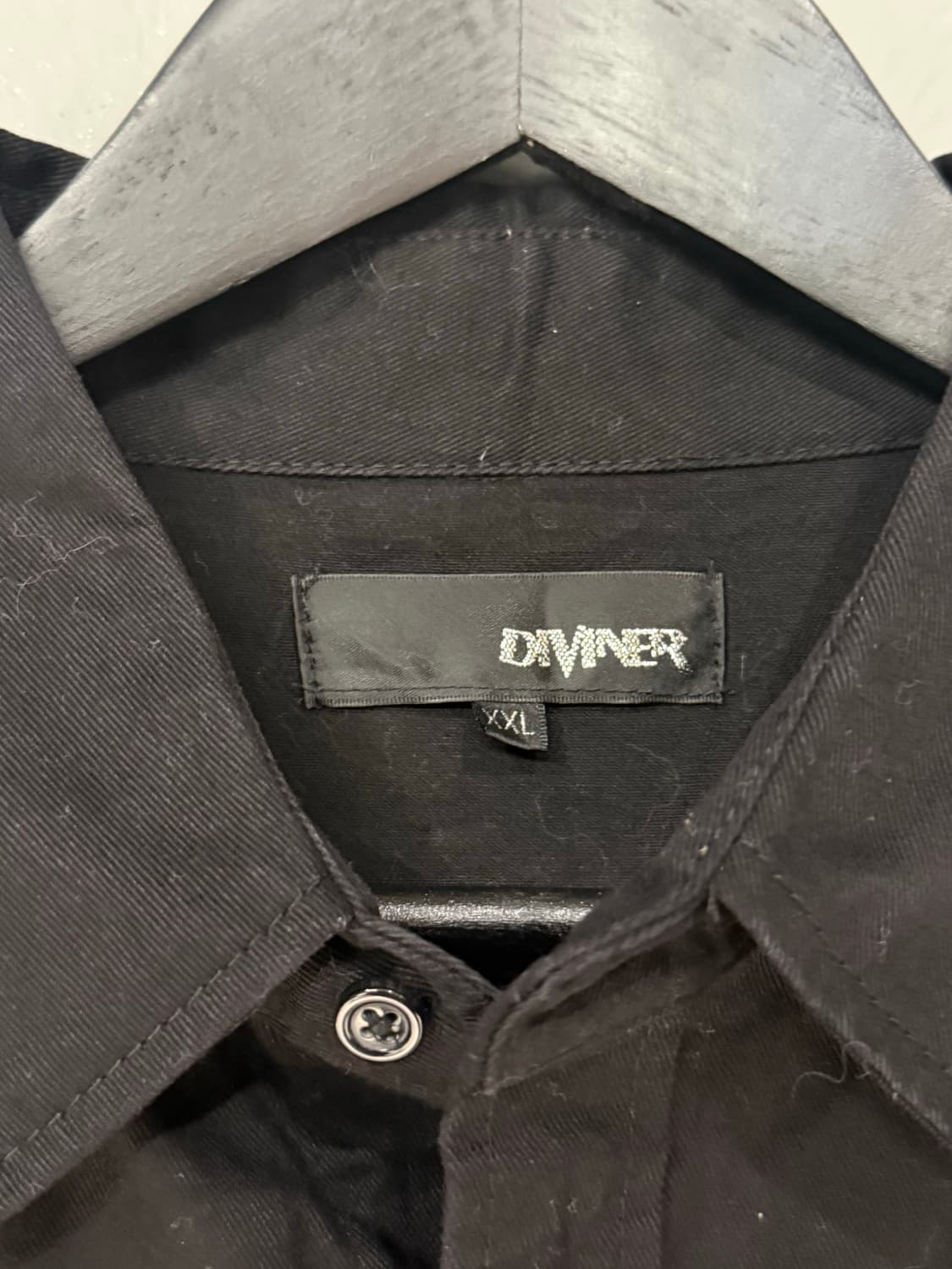 skull embroied detail over-fit shirt 상품이미지7