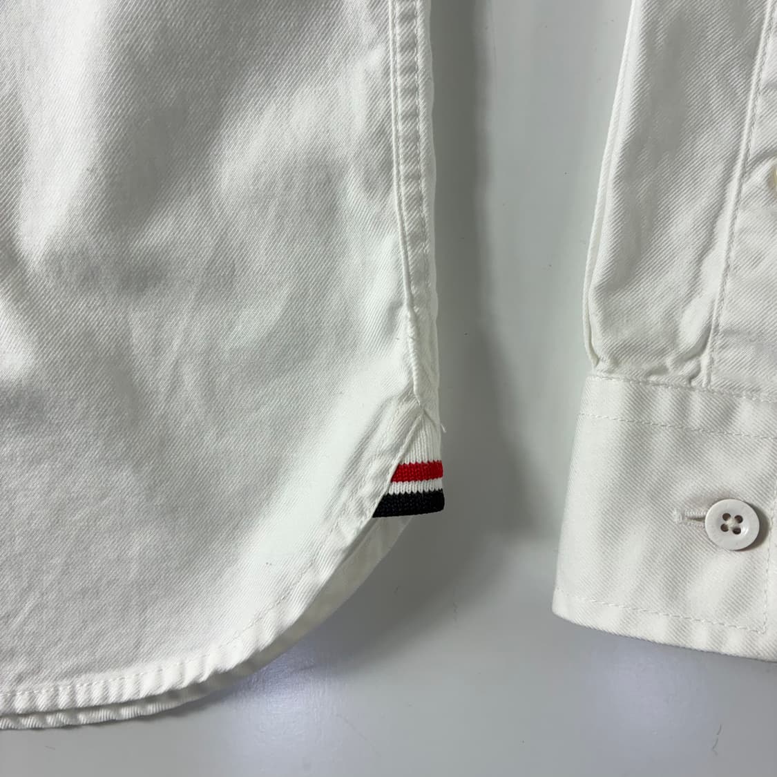 Fred Perry 프레드 페리 화이트 옥스포드 윙트리 포켓 셔츠 상품이미지4