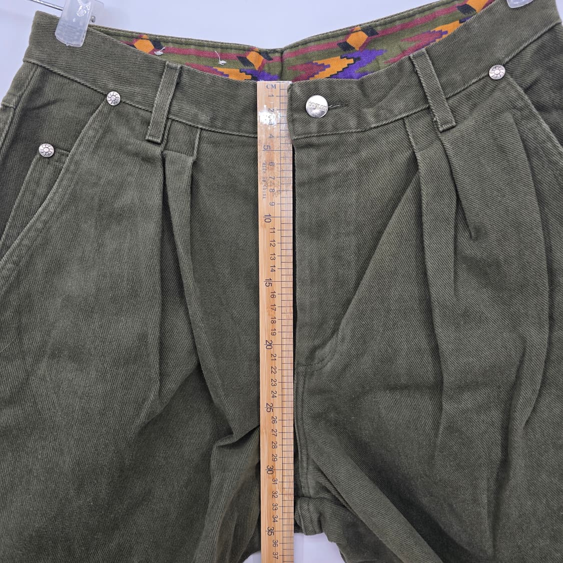 빈티지 카키 워크 팬츠 상품이미지4