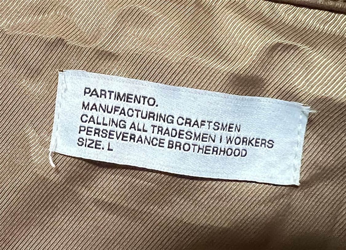 파르티멘토 남자 오버자켓 비건레더 춘추 L 100 상품이미지3