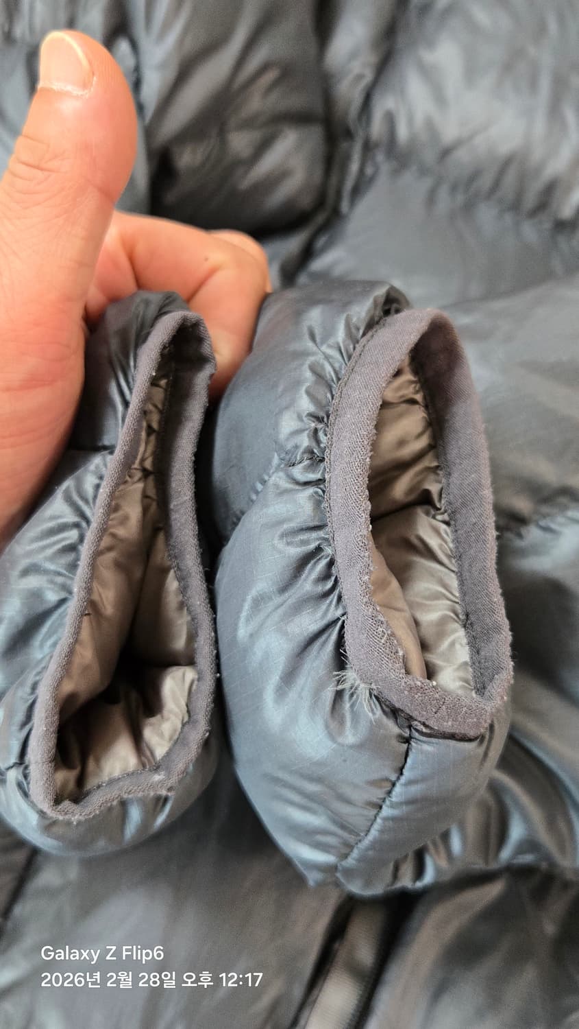 몽벨 800필 경량패딩 L 상품이미지4