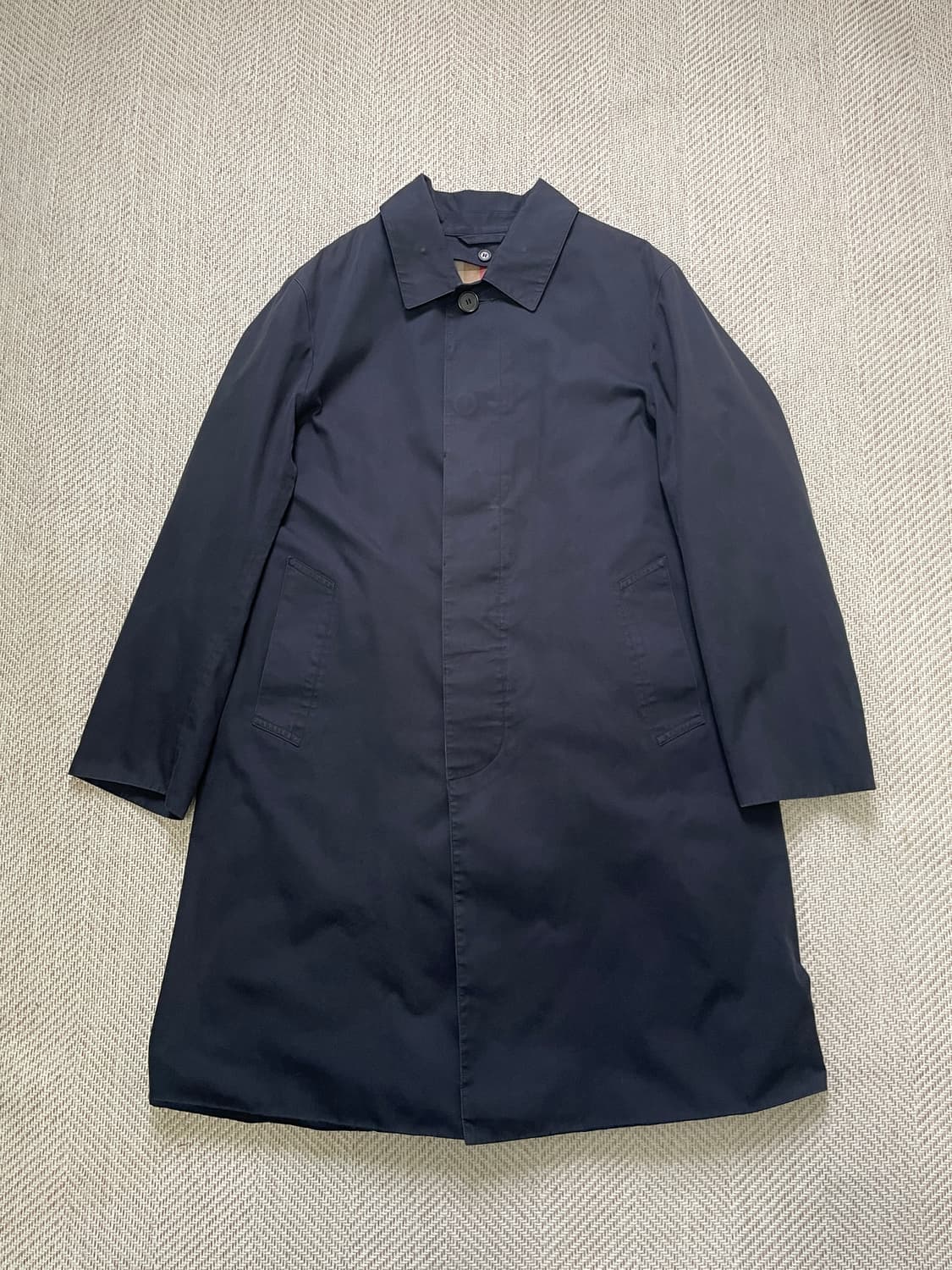 맥킨토시 런던 히든버튼 발마칸 싱글 코트 J04099 상품이미지1