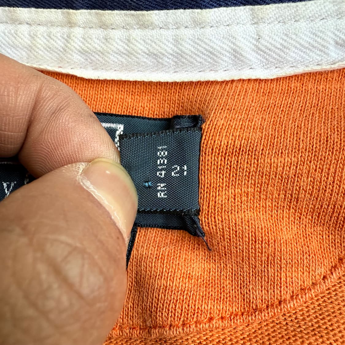 폴로 럭비 롱슬리브 오렌지 상품이미지5