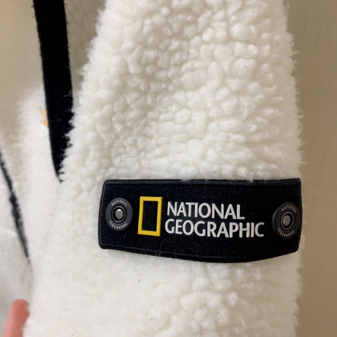 내셔널지오그래픽 남녀공용 코스토니 플리스 뽀글이 후리스 아이보리 후드집업 상품이미지6