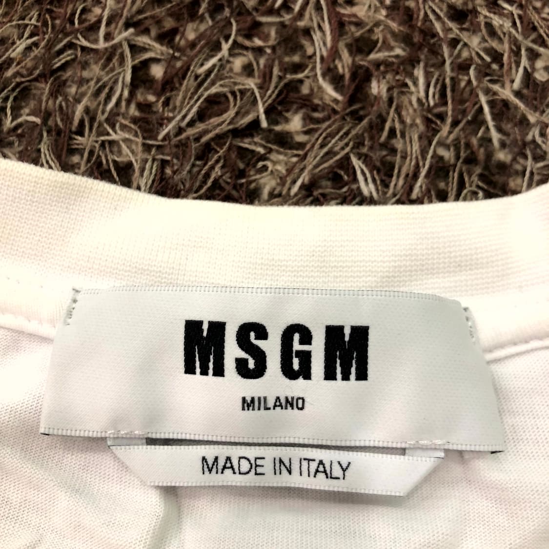  M MSGM 로고 반팔 티셔츠 상품이미지3