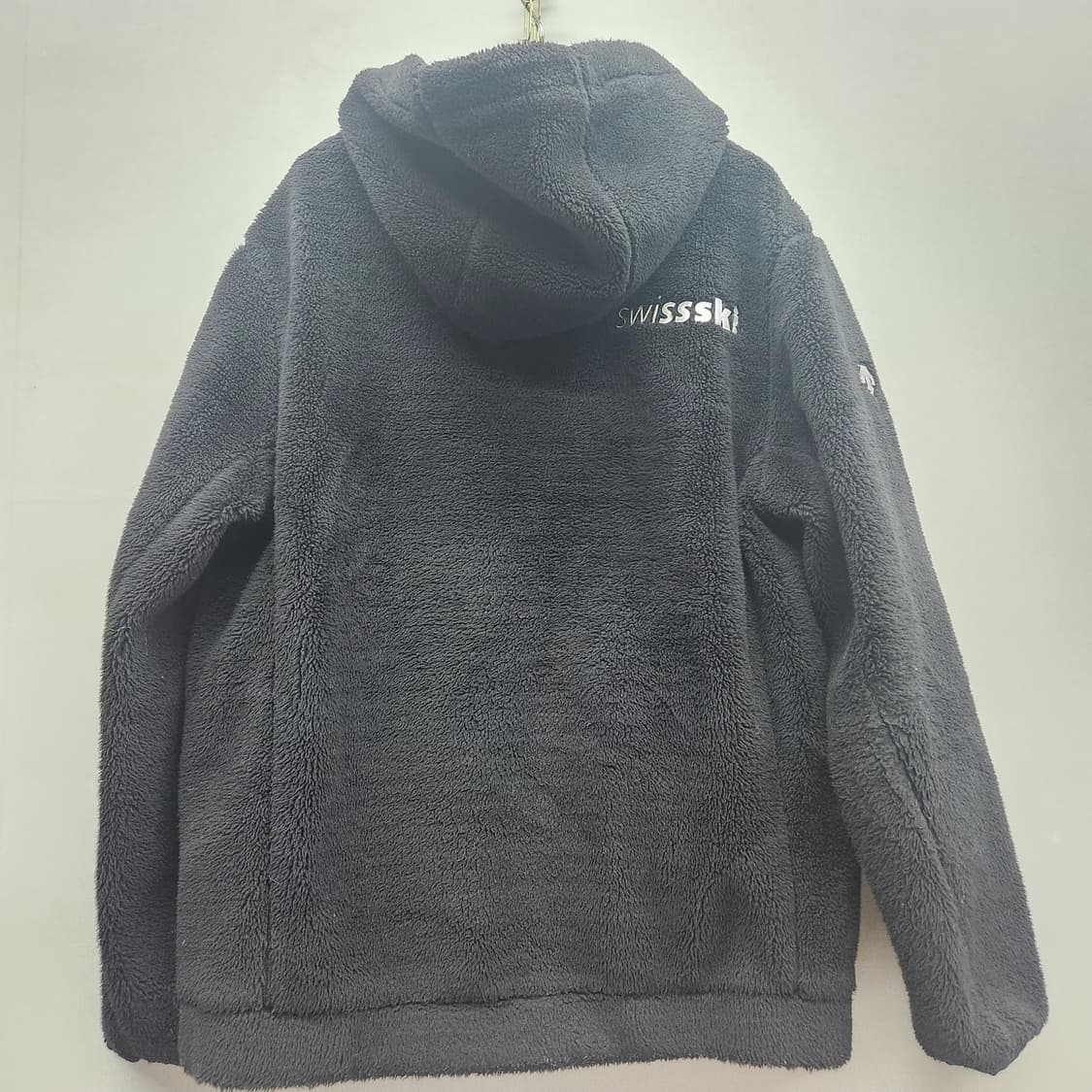 데상트 스키팀 스폰서 로고 플리스 후드집업 L(L) 상품이미지4