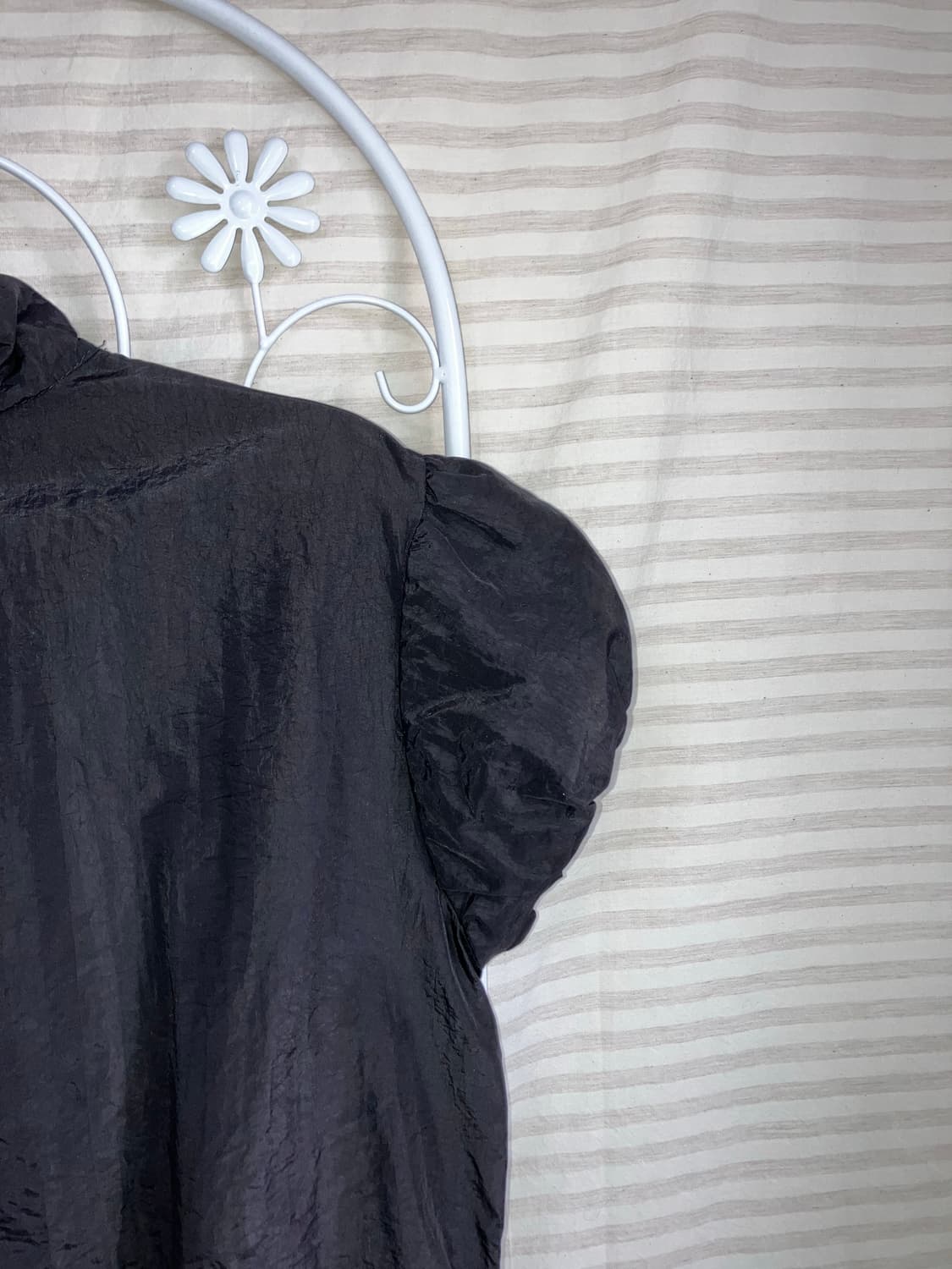 빈티지 블랙 반팔 바람막이 y2k 스트릿 갸루 펑키485   상품이미지3