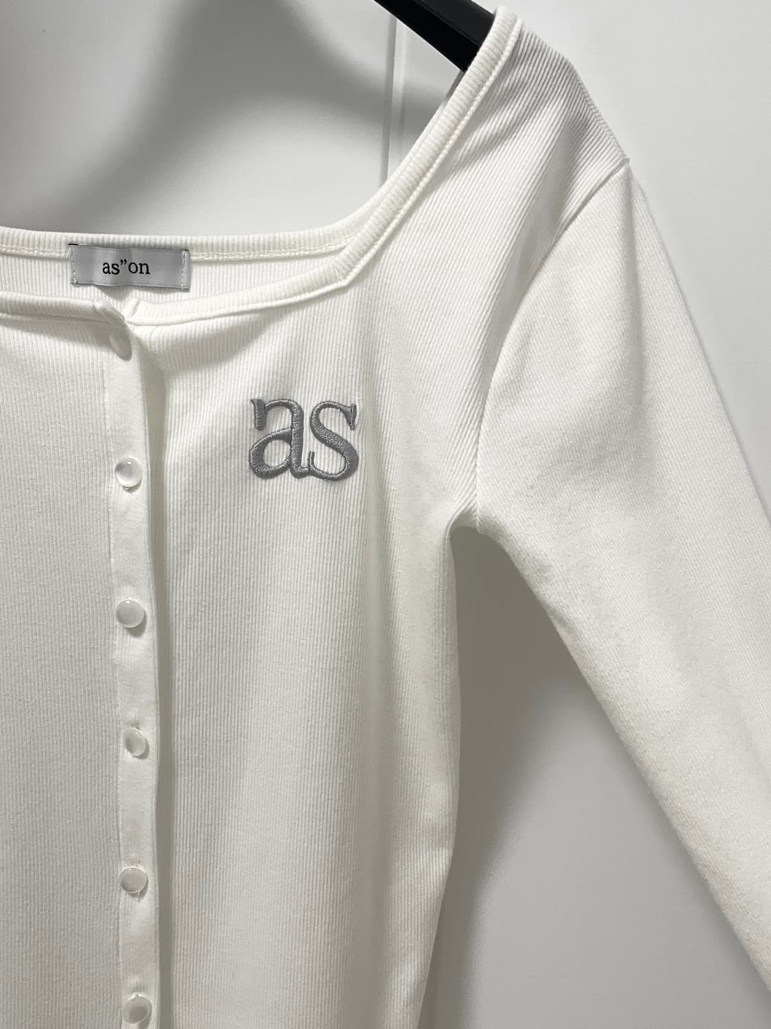 애즈온 시실리 가디건 화이트 ason 상품이미지3