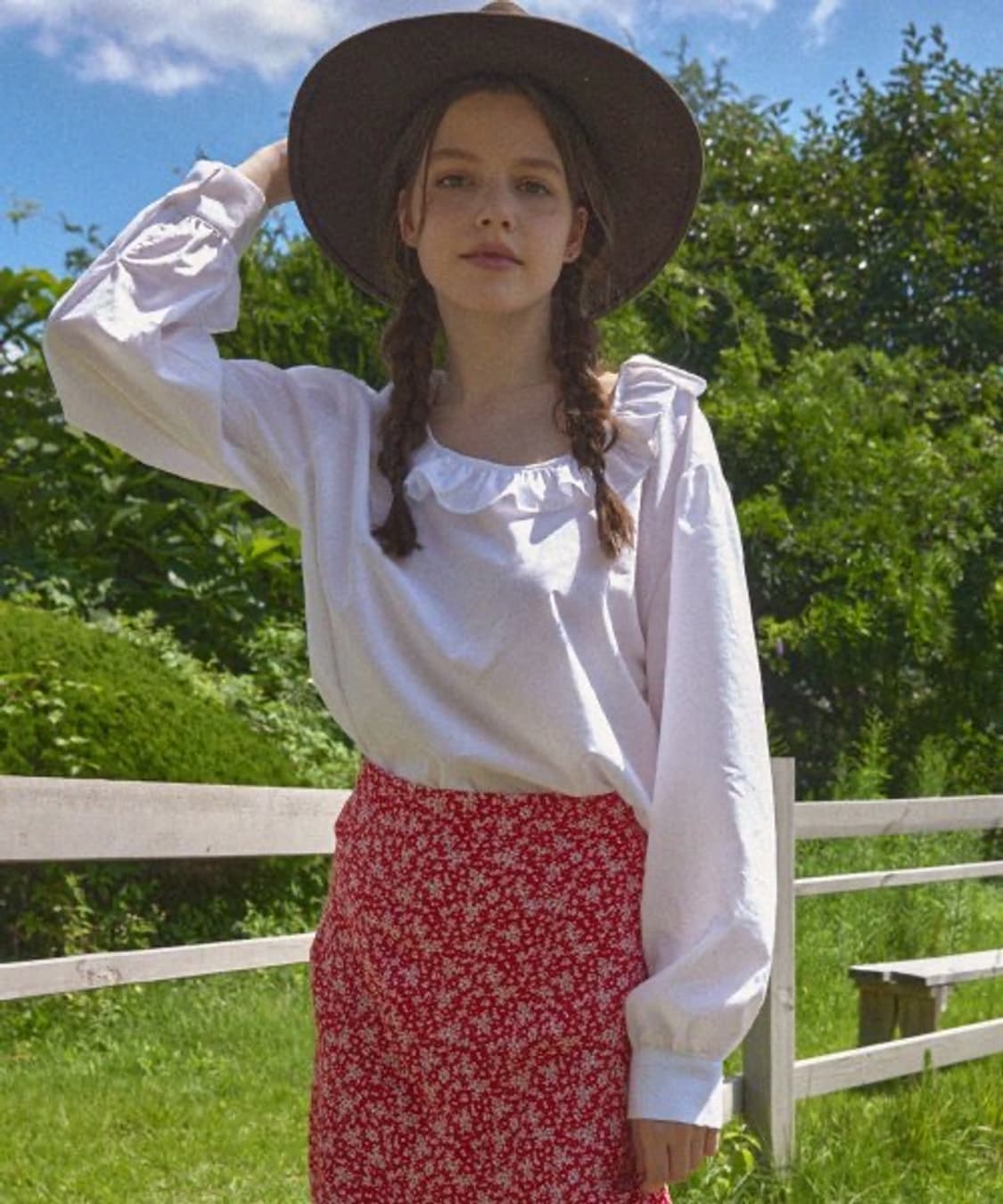 위드아웃썸머 에이프릴 블라우스 (블랙) 상품이미지1