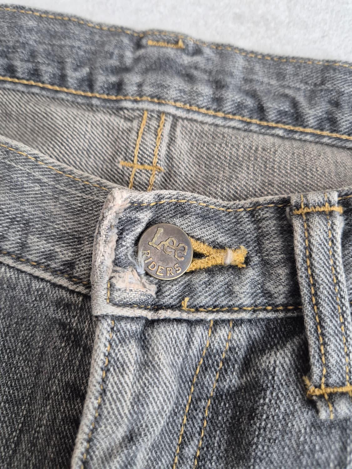 빈티지 Lee 그레이 플레어 데님 33 상품이미지4