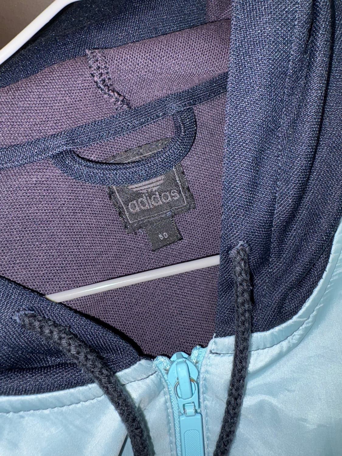  아디다스 블랙 슈퍼스타 스니커즈 자수 삼선 후드 져지 상품이미지3