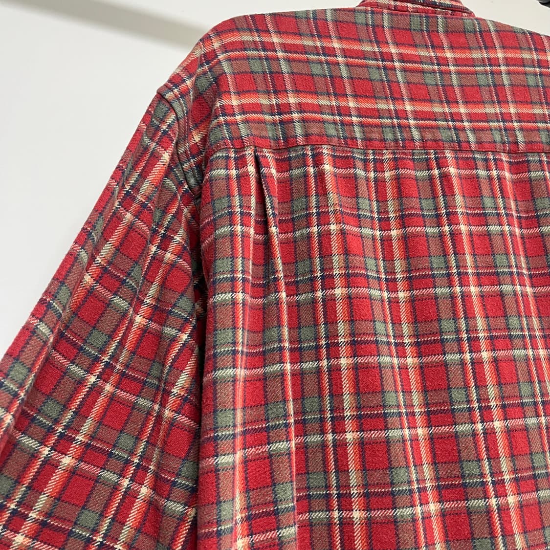 90s HEAVY COTTON FLANNEL 헤비코튼 플란넬 셔츠 상품이미지8