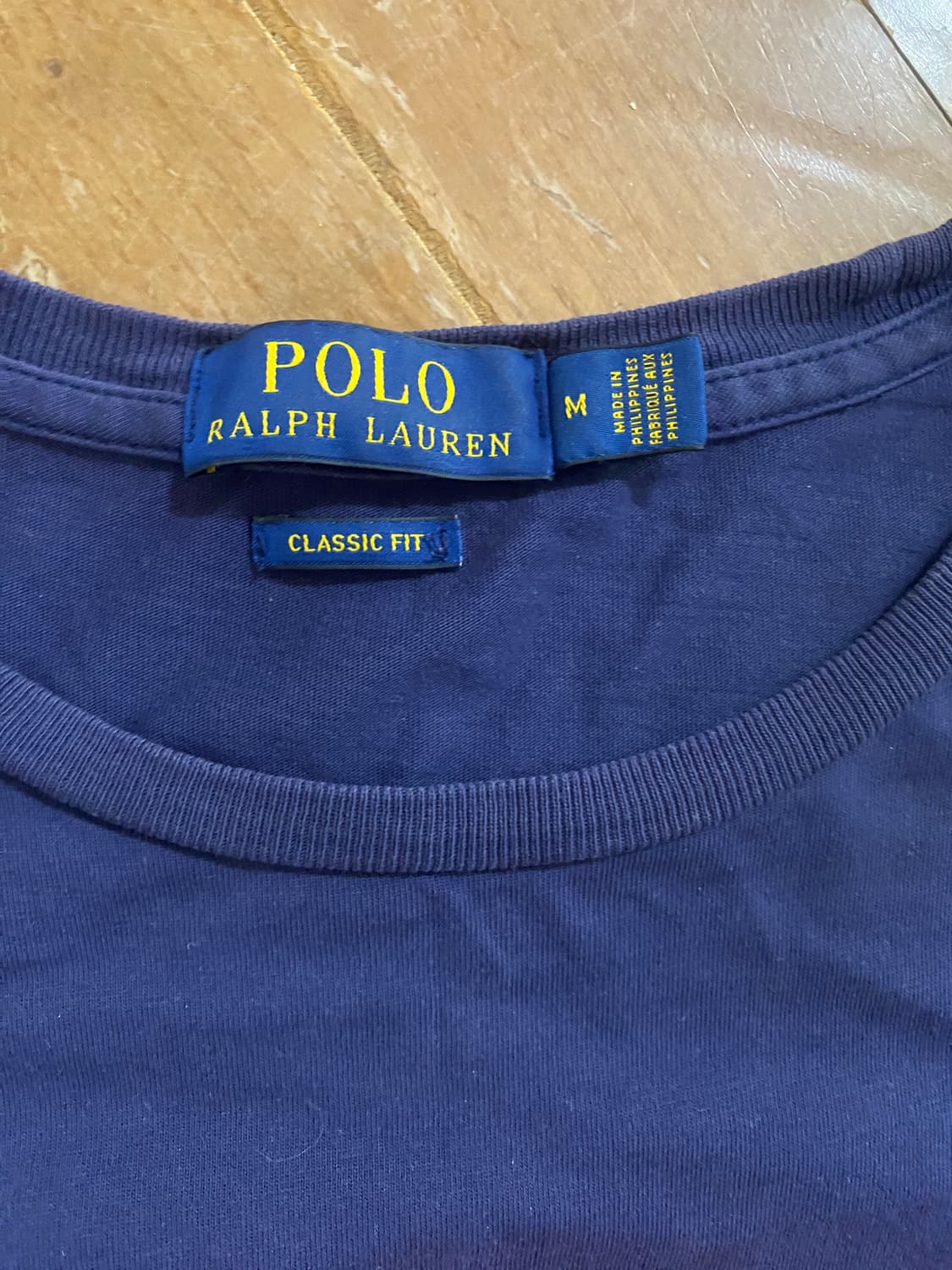 폴로 랄프로렌 네이비 반팔티 M (105) 상품이미지2
