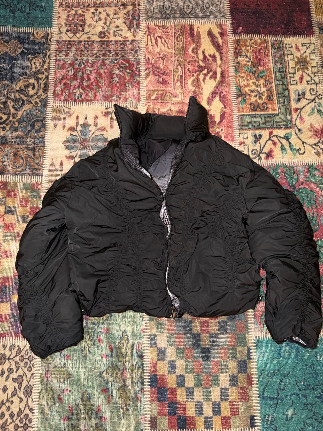 리버시블 패딩 (UNISEX) BLACK 상품이미지2