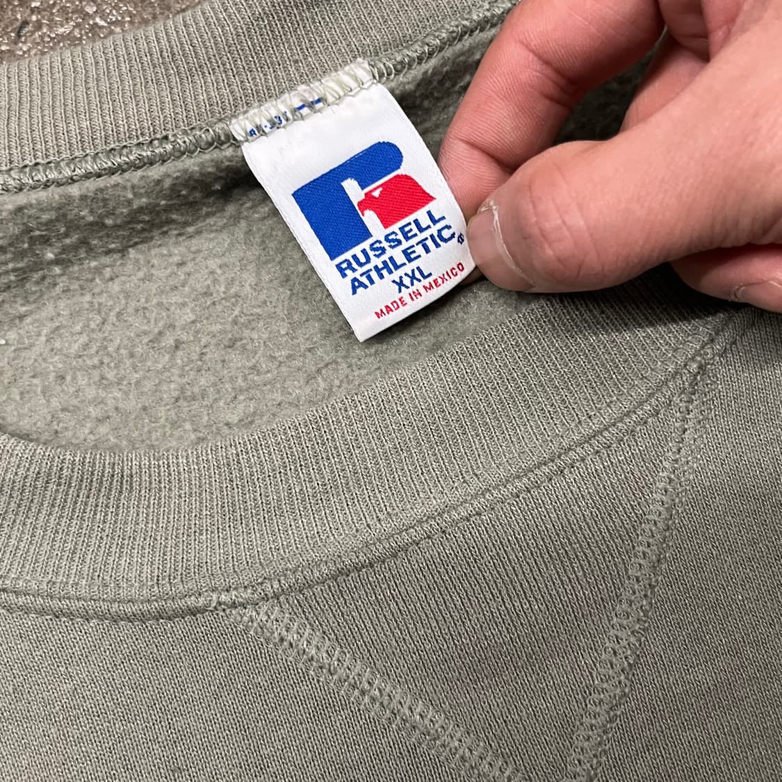 90-00s  러셀 블랭크 스웻셔츠 (110-115) 상품이미지4