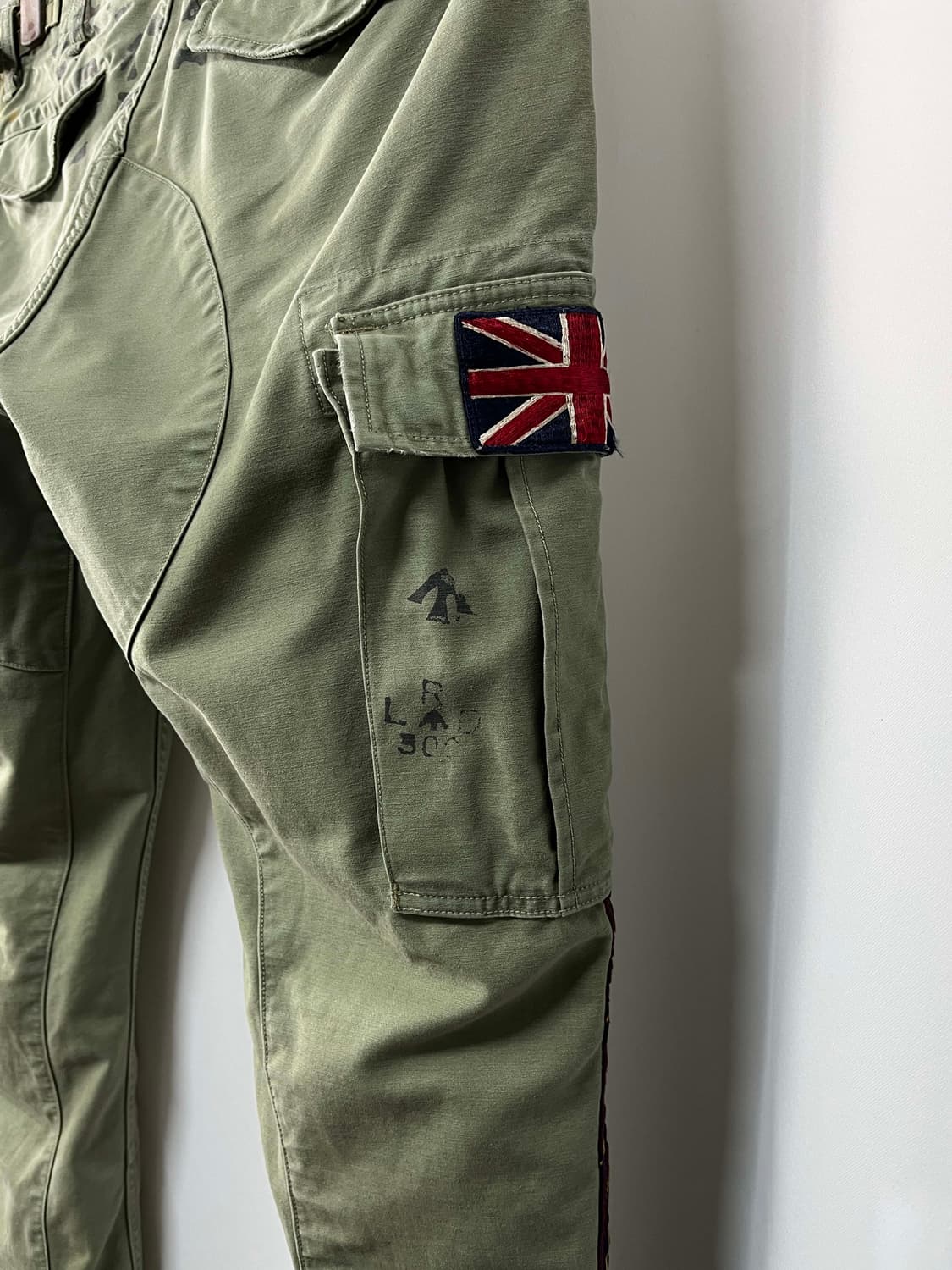 폴로 랄프로렌 m65 유틸리티 유니언잭 멀티패치 트라우저 카고팬츠 상품이미지9