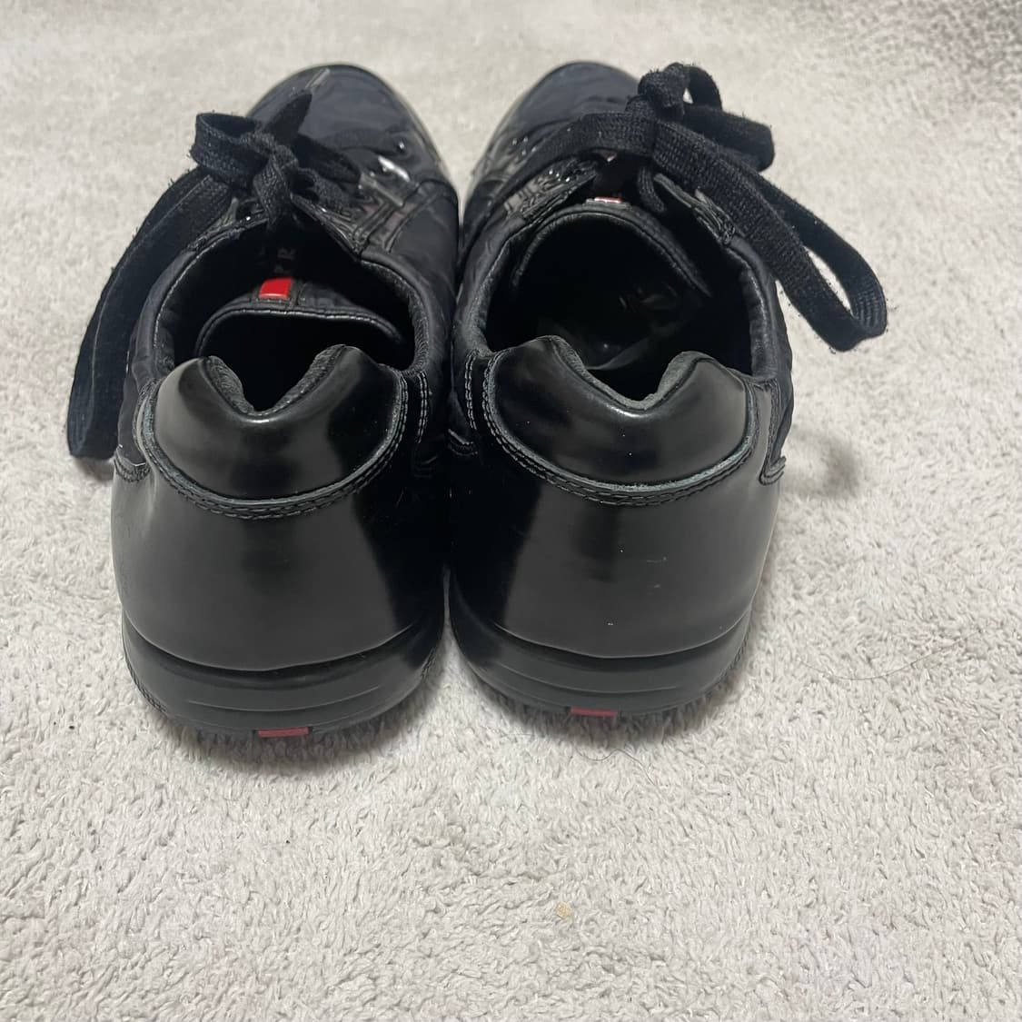 280) 프라다 스포츠 레더 나일론 트레이너 스니커즈 상품이미지4