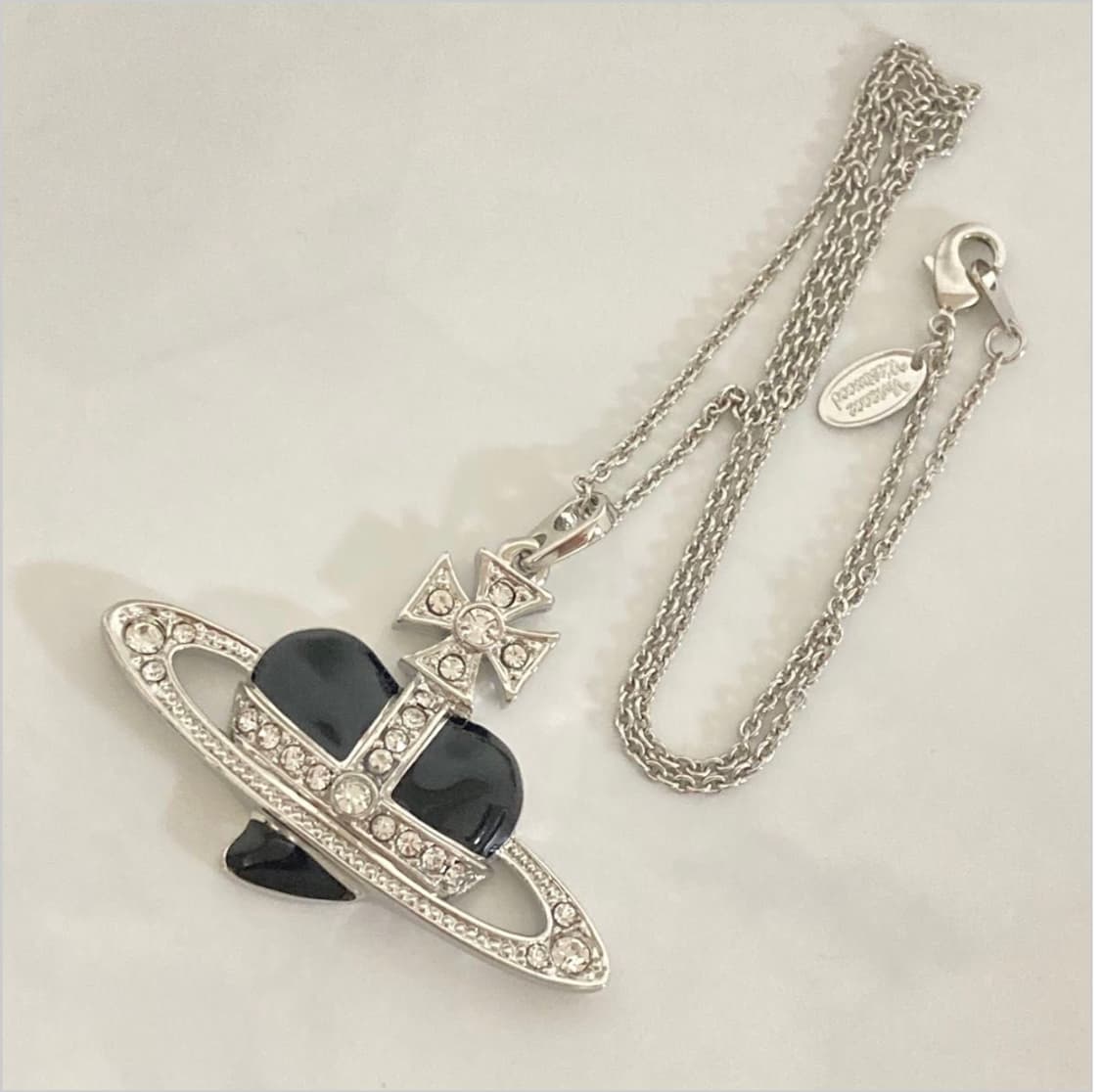 비비안웨스트우드 아카이브 아카이브 빅 리얼 디아망떼 팬던트 목걸이 상품이미지1