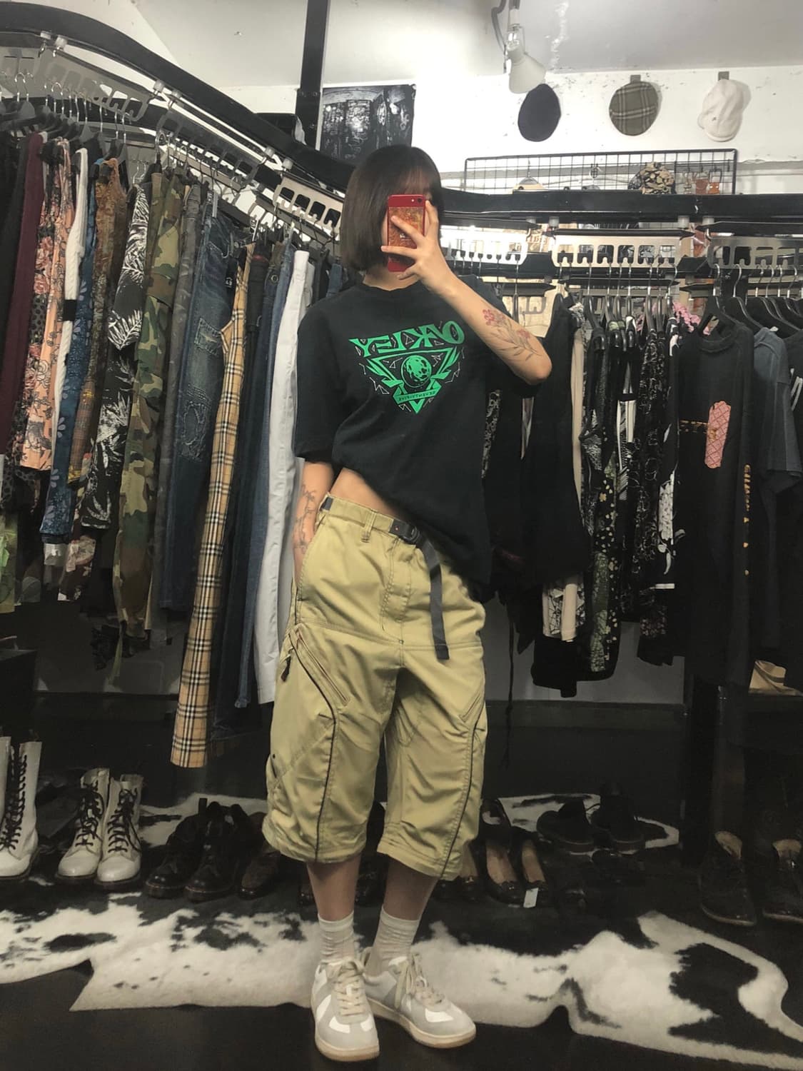 절개선 디테일 7부기장 팬츠 상품이미지1