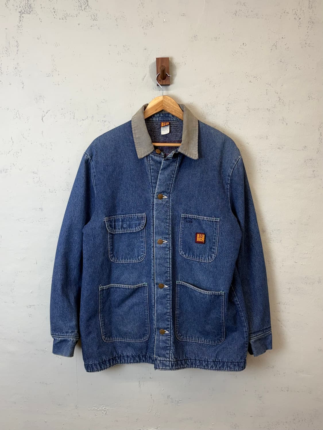 빅벤 랭글러 80s USA 데님 블랭킷 커버올 자켓 상품이미지1